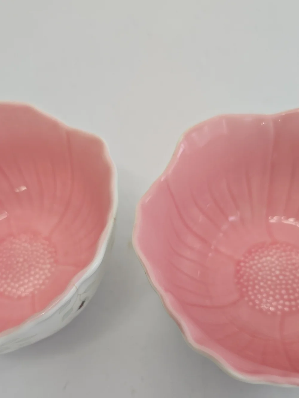 Lenox Set Of 4 Butterfly Meadow Bee Porcelain Dessert Bowls Floral Shaped